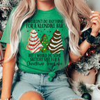 I Would Do Sketchy Stuff For A Christmas Tree Cake Tee Peachy Sunday
