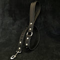 Black studded leash Bestia Dog Gear