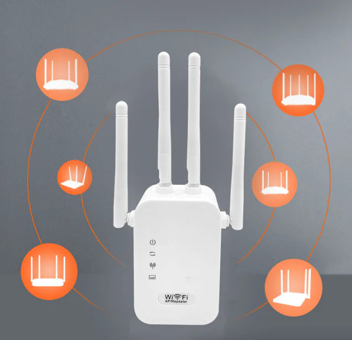 WiFi Range Extender Internet Booster Network Router Wireless Signal Repeater Pi-Mart