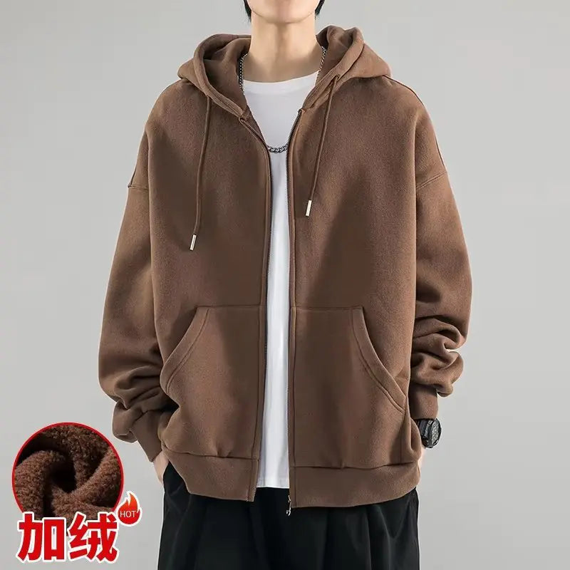 Men's Hooded Jacket Autumn 2023 Casual Cardigan Pi-Mart