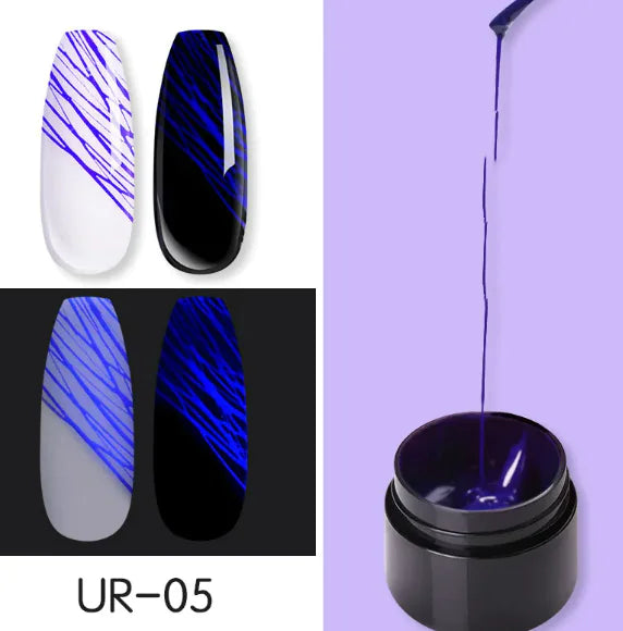 Luminous Nail Art Spider Nail Gel UV Nail Polish Pi-Mart