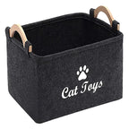 Felt Pet Toy Storage Basket Pi-Mart