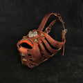 ''Aztec'' Dark Brown Basket Muzzle - SJB-DIAMOND ELITES
