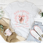 Iced Coffee Social Club Tee Peachy Sunday
