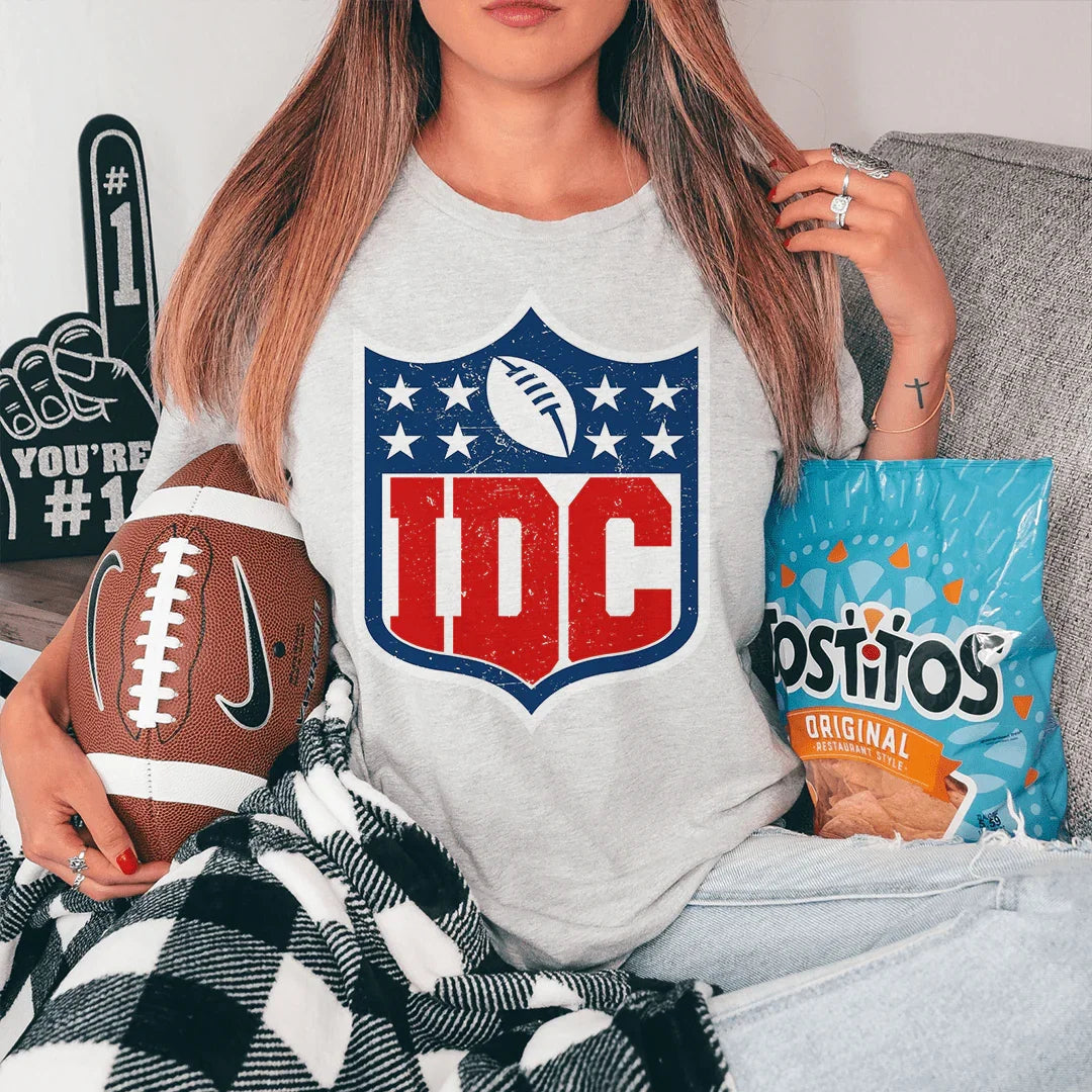 IDC Football Tee Peachy Sunday