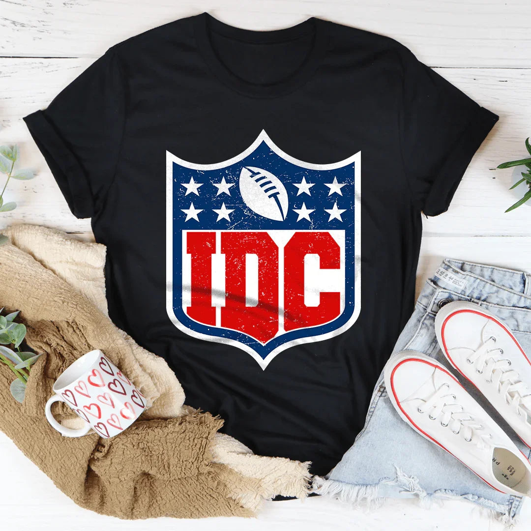 IDC Football Tee Peachy Sunday