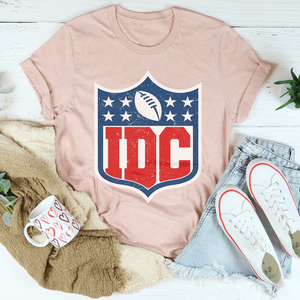 IDC Football Tee Peachy Sunday