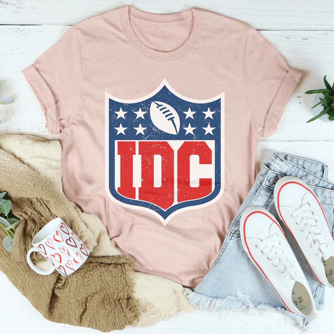 IDC Football Tee Peachy Sunday