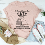 If The Earth Were Flat Cats Would Have Pushed Everything Off By Now Tee Peachy Sunday