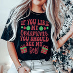 If You Like My Ornaments You Should See My Box Tee Peachy Sunday