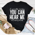 If You Listen Closely You Can Hear Me Not Caring At All Tee Peachy Sunday