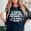 If You're Happy And You Know It It's Your Meds Tee Peachy Sunday