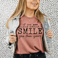 If You See Someone Without A Smile Tee Peachy Sunday