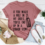 If You Walk A Mile In My Shoes Tee Peachy Sunday