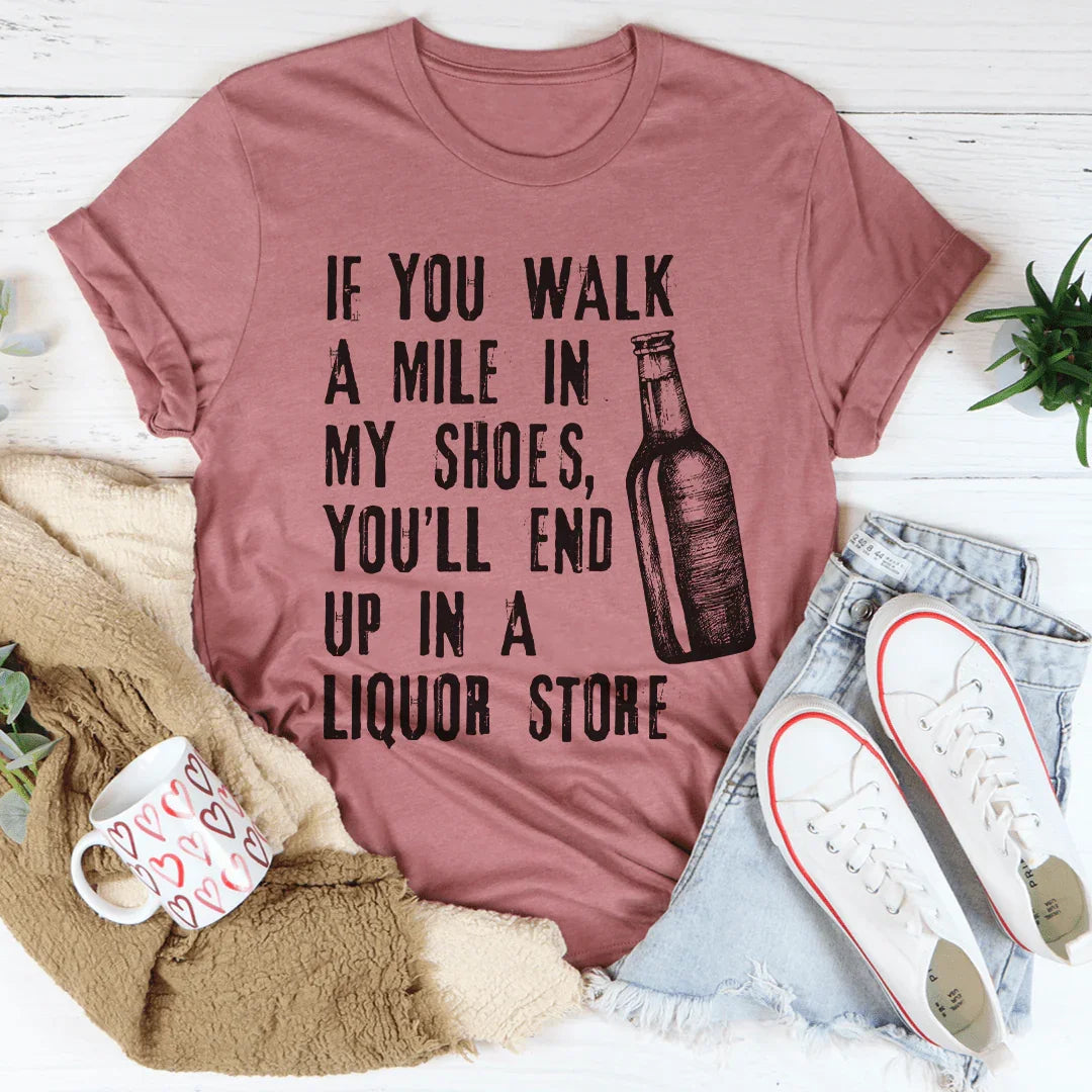 If You Walk A Mile In My Shoes Tee Peachy Sunday