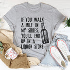 If You Walk A Mile In My Shoes Tee Peachy Sunday