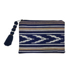 Ikat Backstrap Clutch Handwoven Guatemalan Tribal Weave Foldover Coin Purse BandsCo Straps