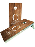 Custom Monogram Family Last Name/Est Cornhole Boards for Backyard/Wedding/Family Gift blastcornhole