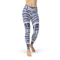 Polynesian Maori Tattoo Leggings - SJB-DIAMOND ELITES