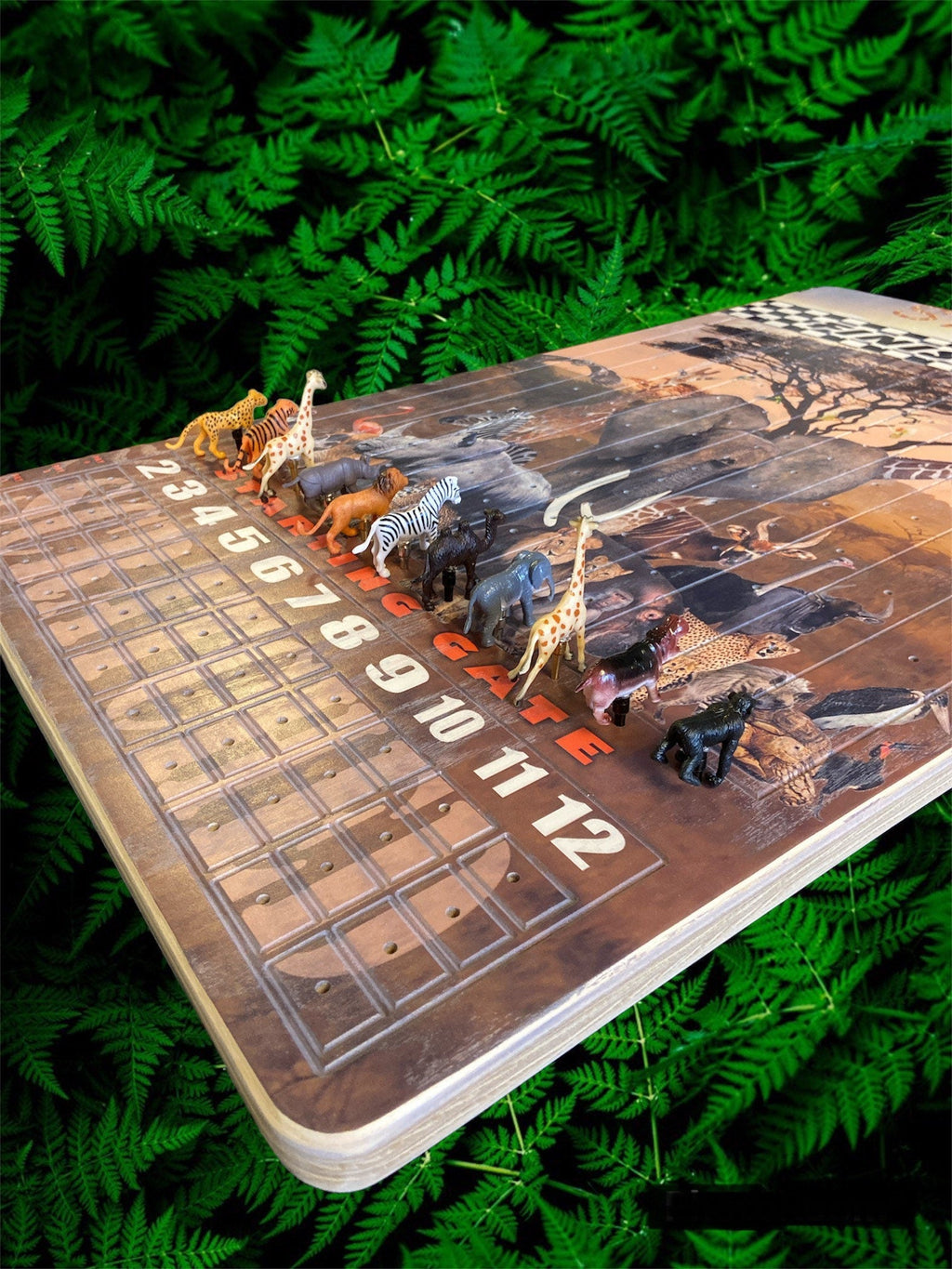 Safari Theme XL 18” x 30” Horse Race Game - SJB-DIAMOND ELITES
