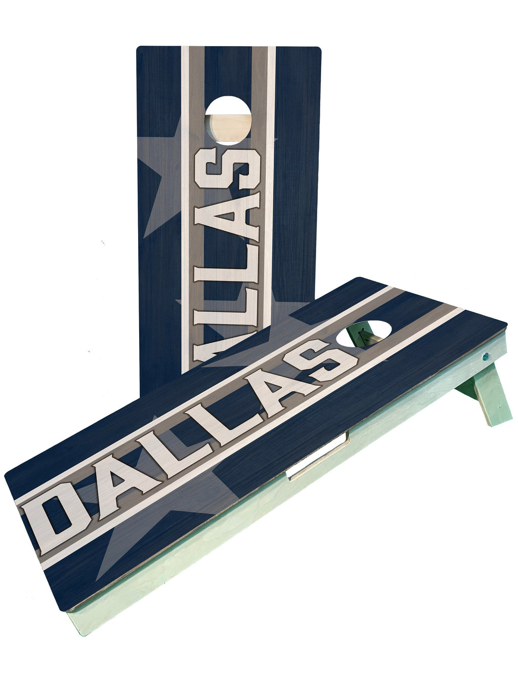 Dallas Texas Football Team Pro Style Cornhole Boards - SJB-DIAMOND ELITES