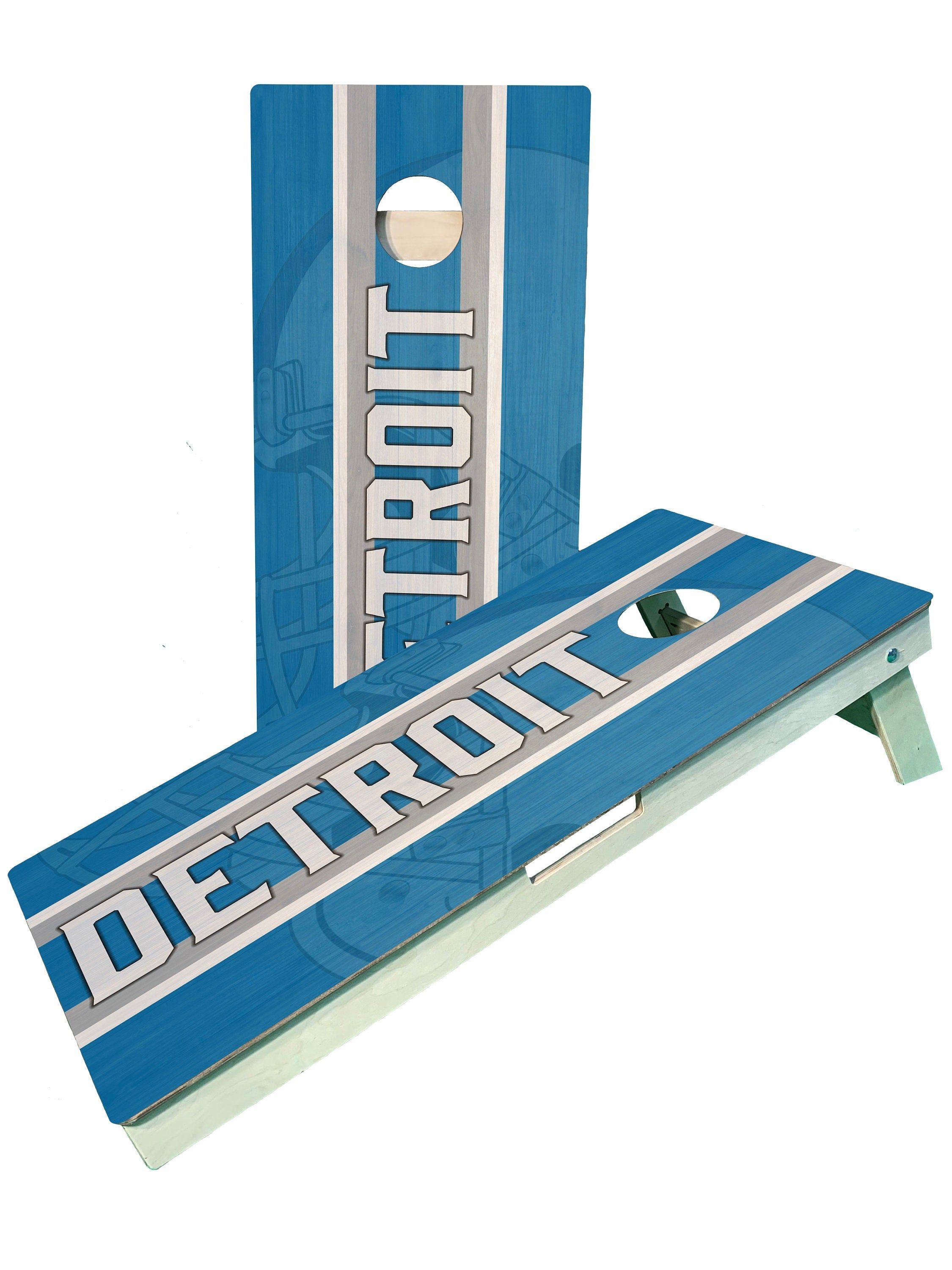 Detroit Football Team Pro Style Cornhole Boards - SJB-DIAMOND ELITES