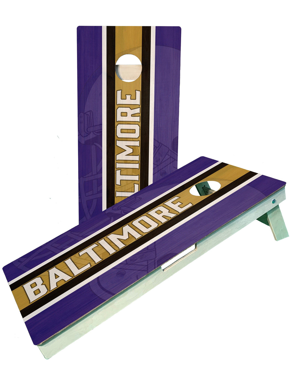 Baltimore Football Team Pro Style Cornhole Boards - SJB-DIAMOND ELITES