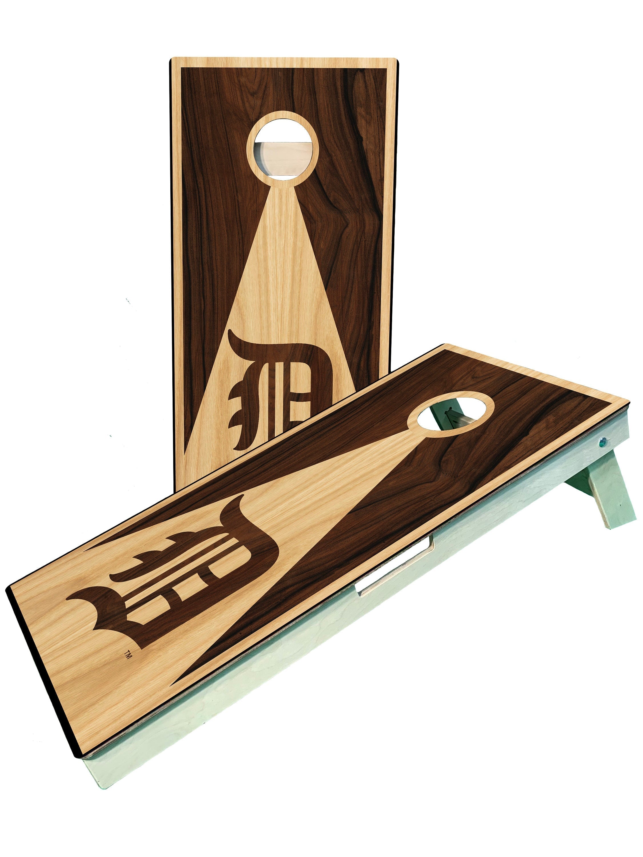 Detroit Baseball Cornhole Boards - SJB-DIAMOND ELITES