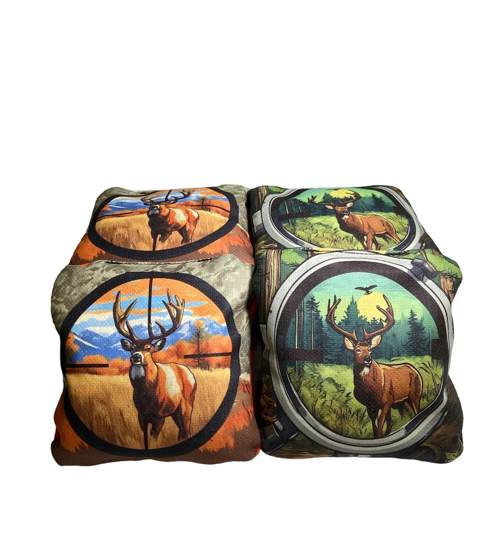 Buck In Cornfield Cornhole Board Set - SJB-DIAMOND ELITES