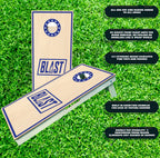 Customize your lake name in Michigan Cornhole Boards blastcornhole