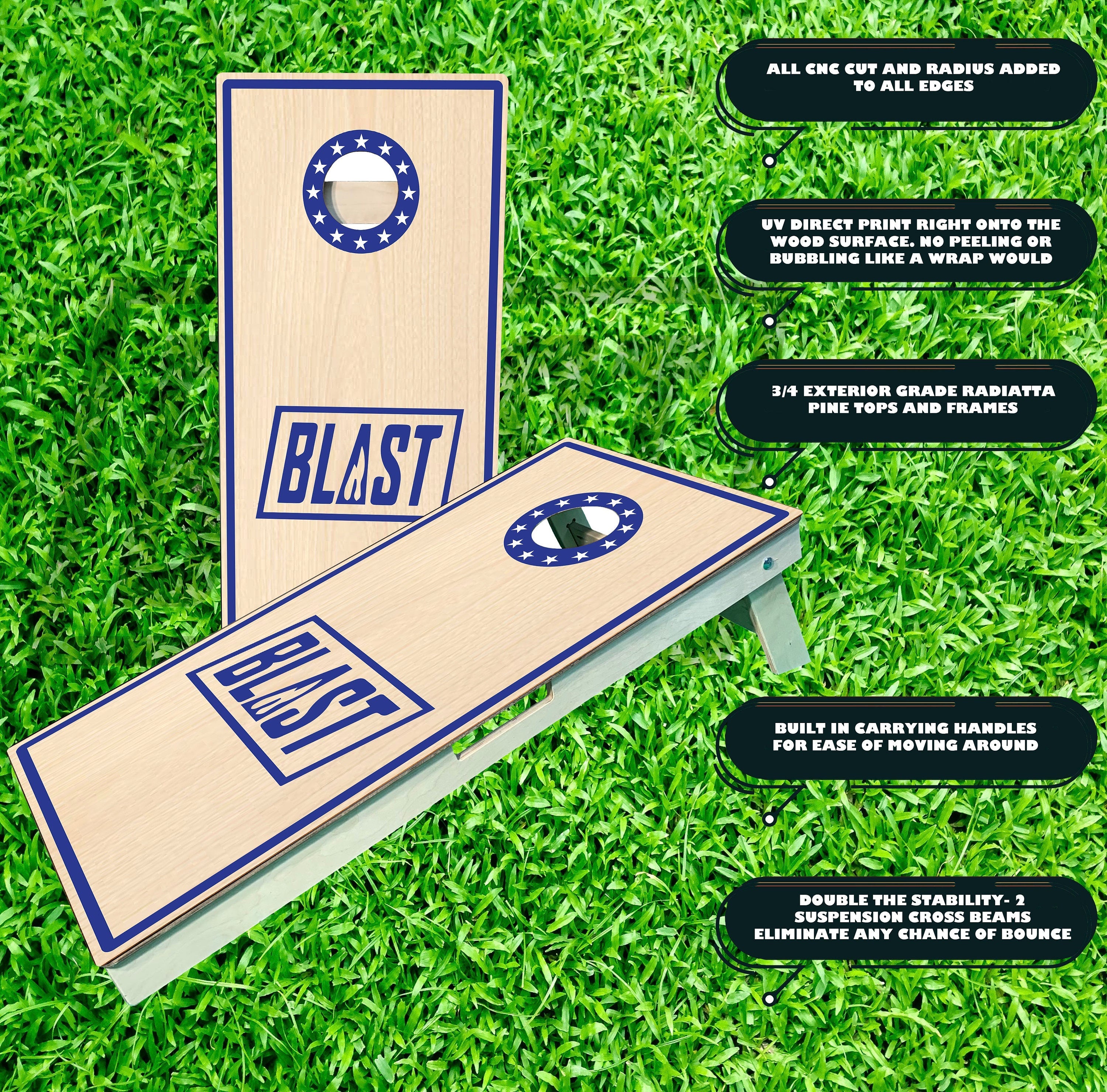 Customize your lake name in Michigan Cornhole Boards blastcornhole