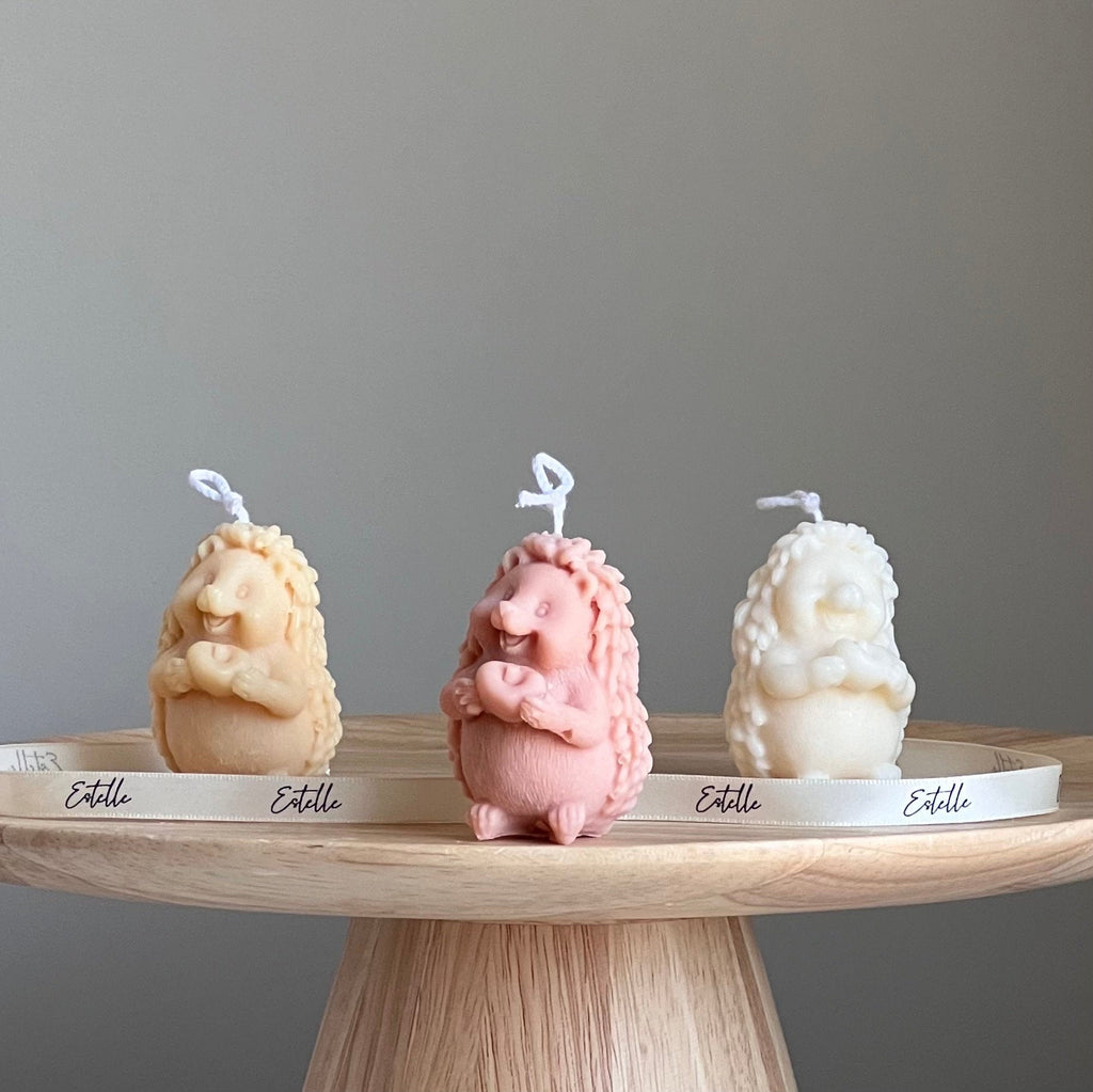 Cute Hedgehog Candle Lootquake LLC