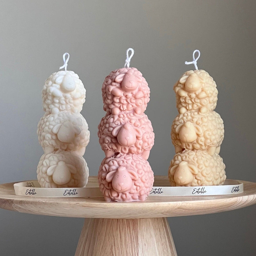 Cute Sheep Candle Lootquake LLC