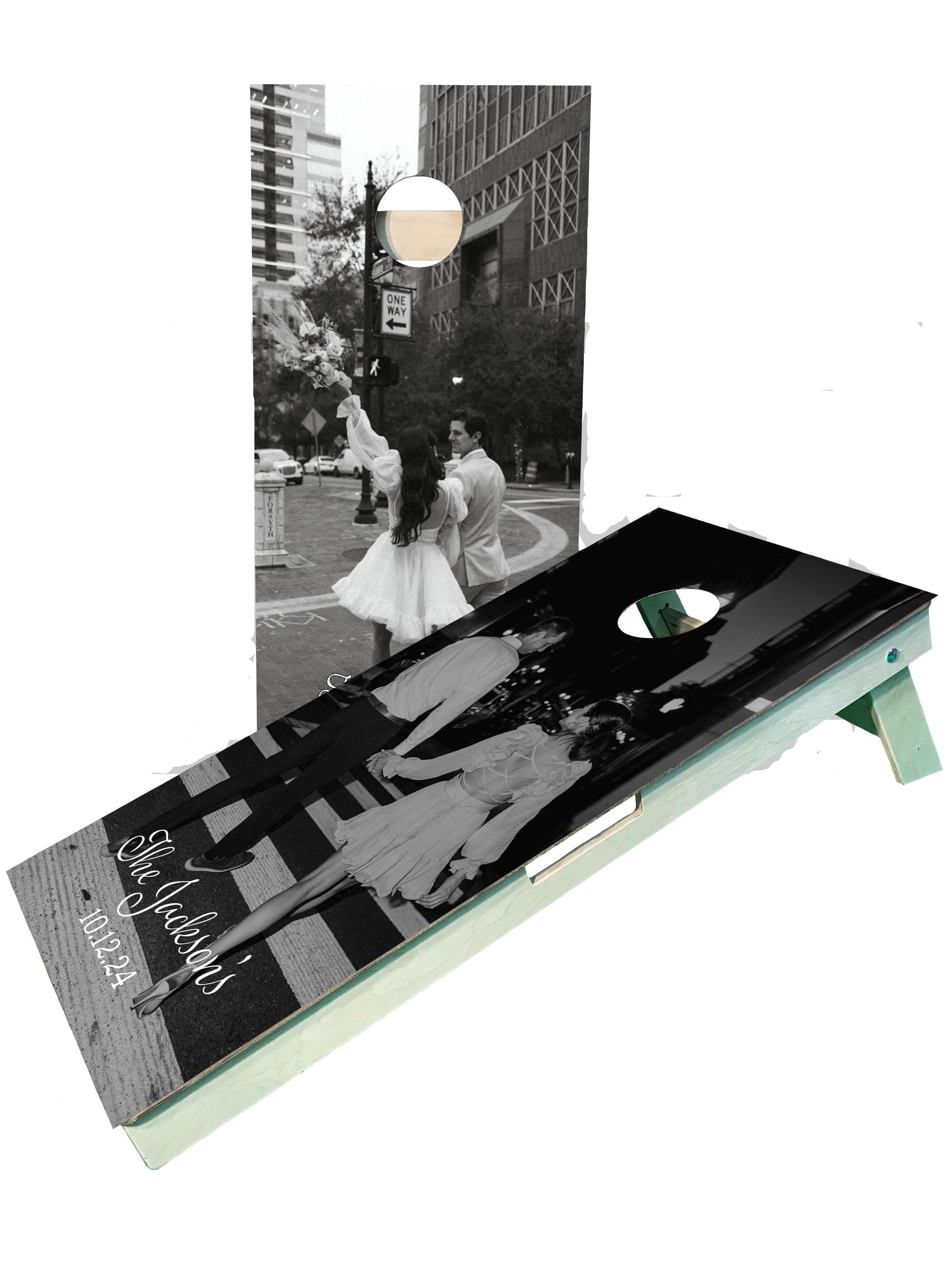 Custom Wedding Cornhole Boards With Your Picture or Design Request - SJB-DIAMOND ELITES