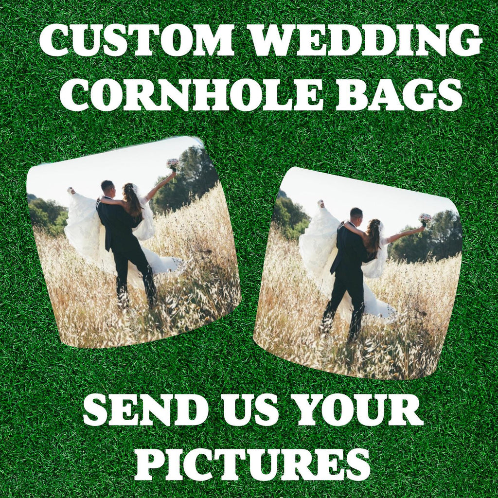 Custom Cornhole Bags for Wedding/Engagement Portrait, Wedding Games - SJB-DIAMOND ELITES