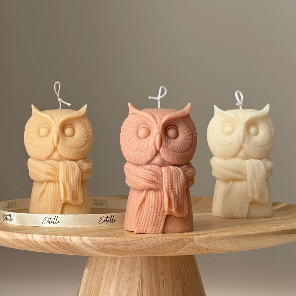 Cute Owl Candle Lootquake LLC