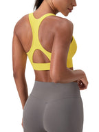 Loki & Ivy Women's Crossover V-Neck Sports Bra