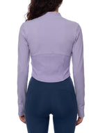 Loki & Ivy Women's Slim Fit Full-Zip Yoga Jacket