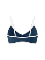 Loki & Ivy Color Block Ruched V-Neck Sports Bra