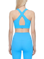 Loki & Ivy Women's Twist Front V-Neck Sports Bra