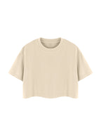 Loki & Ivy Women's Mineral Wash Cotton Crop T-Shirt