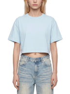 Loki & Ivy Women's Mineral Wash Cotton Crop T-Shirt