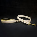 Maximus Gold Leash 1 inch wide Bestia Dog Gear