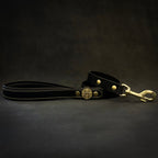 Maximus Gold Leash 1 inch wide Bestia Dog Gear