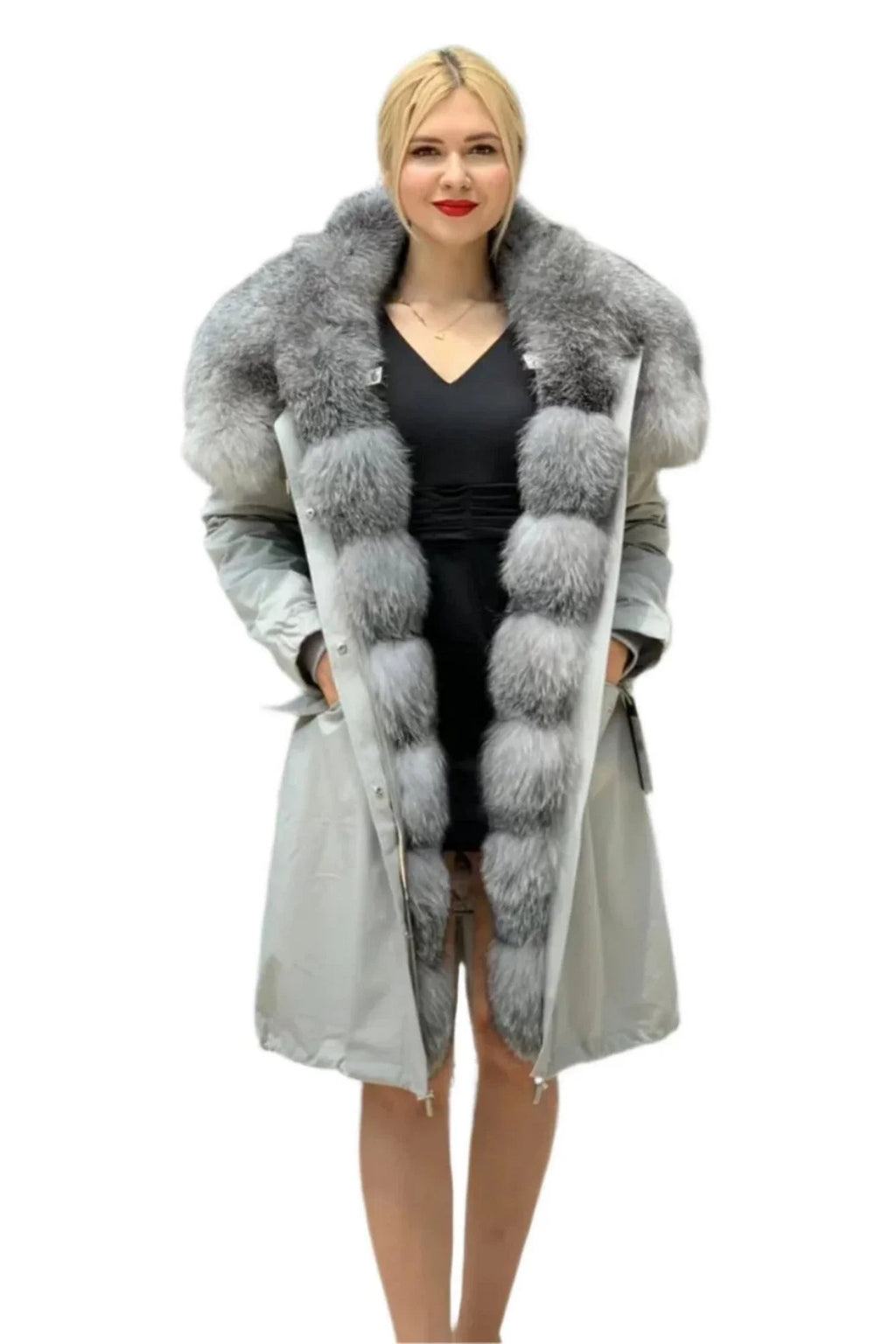 Fox Fully Fur Lined Hood Rabbit Insulated Parka Alaska® Outerwear Company