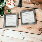 Funny Mom Quote Rustic Wood Sign 7x7 Inch Wall Desk Shelf Plaque Mom Told You