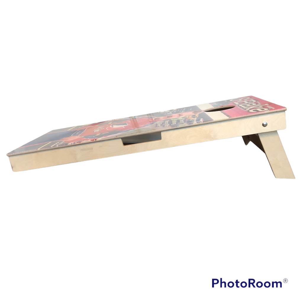 Blue line flag - personalization available blastcornhole