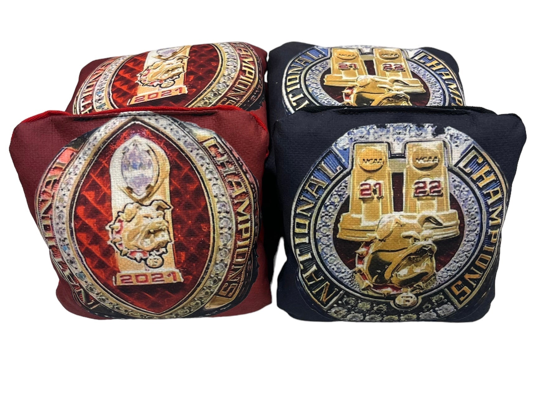 Ferris State Championship Trophy Boards & Bling Bags - free shipping! blastcornhole