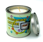 Saturday Morning Cartoons Fruit Cereal Soy Wax Candle 8Oz Retro Fruity Scent Paint Can With Lid
