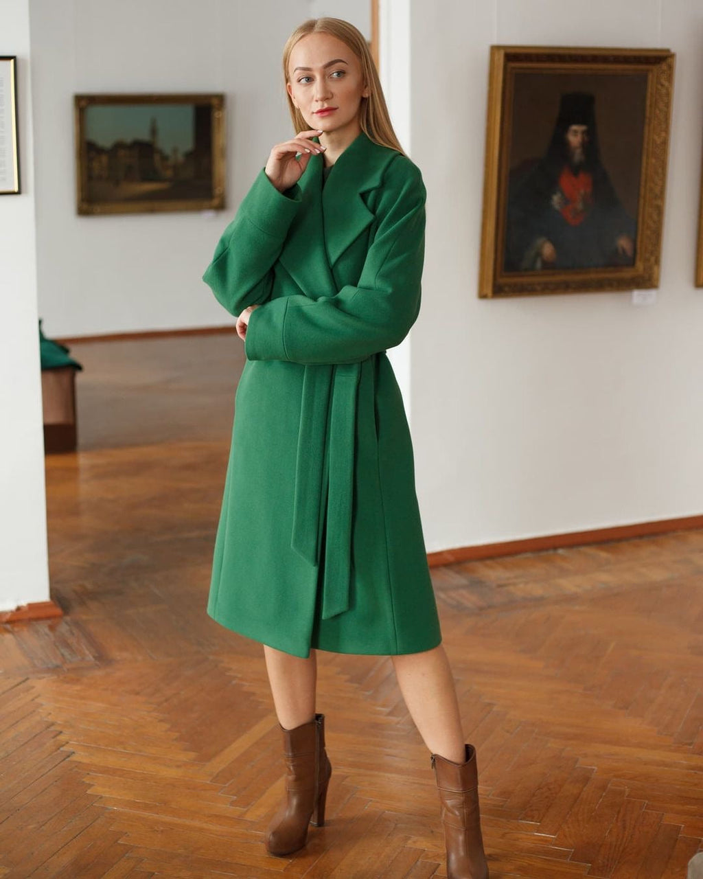 Amber Wool Cashmere Tailored Coat Alaska® Outerwear Company